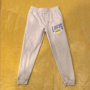 Lakers Kids Beige Sweatpants